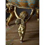 Чаша с орнаментом на бронзовых ножках в виде ангелов Eden Garden варинант исполнения - 7 | Loft Concept в Рязани