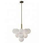 Люстра круглая со стеклянными сферами Maleficent варинант исполнения - 4 | Loft Concept в Рязани