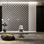 Гипсовая 3D Панель M-06 варинант исполнения - 1 | Loft Concept в Рязани