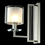 Бра с геометрическим каркасом из металла и цилиндрическим стеклянным плафоном Laurent варинант исполнения - 4 | Loft Concept в Рязани