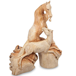 Статуэтка из дерева лошади Animals of the World 25 варинант исполнения - 2 | Loft Concept в Рязани
