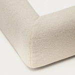 Кровать со съемным бежевым чехлом из ткани букле White Boucle Collection варинант исполнения - 5 | Loft Concept в Рязани