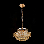 Люстра хрустальная в неоклассическом стиле на золотистом каркасе Majesty варинант исполнения - 2 | Loft Concept в Рязани