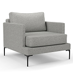 Мебельная ткань Шенилл серый цвет 138 см T4-29 варинант исполнения - 3 | Loft Concept в Рязани