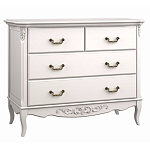 Комод белый из массива бука в стиле прованс White Provence варинант исполнения - 2 | Loft Concept в Рязани