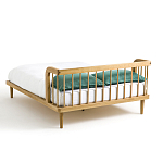 Кровать из массива дуба с пружинным блоком Mateta варинант исполнения - 4 | Loft Concept в Рязани