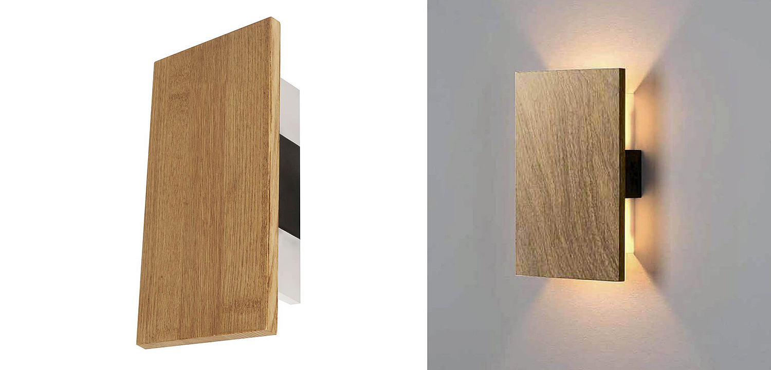 Бра Jordy Wooden Slab Wall Lamp Бра Jordy Wooden Slab Wall Lamp - Loft-Concept в Рязани