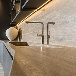 Кухонный гарнитур с раздвижными дверцами TIVALÌ 2.0 BY YABU PUSHELBERG Dada Engenereed Kitchen варинант исполнения - 6 | Loft Concept в Рязани