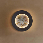 Бра в форме диска цвета латунь Brass Borders варинант исполнения - 5 | Loft Concept в Рязани