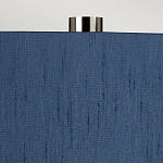 Настольная лампа с цилиндрическим абажуром и прозрачным стеклянным основанием Quintiesse варинант исполнения - 10 | Loft Concept в Рязани