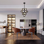 Люстра в форме виноградой грозди Inflorescence варинант исполнения - 4 | Loft Concept в Рязани