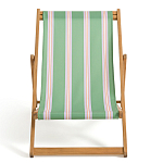 Шезлонг из акации и ткани Argentina варинант исполнения - 4 | Loft Concept в Рязани