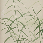 Обои ручная роспись Wild Grasses Special Colourway on Bleached Silver slub silk варинант исполнения - 1 | Loft Concept в Рязани