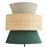 Бра с плетеным декором Bonnie Wicker Green Wall Lamp варинант исполнения - 1 | Loft Concept в Рязани