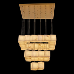 Люстра подвесная с квадратными плафонами из натурального камня Glowing Spheres варинант исполнения - 7 | Loft Concept в Рязани