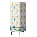 Тумба с зелеными ножками Tall Forest Ok варинант исполнения - 2 | Loft Concept в Рязани