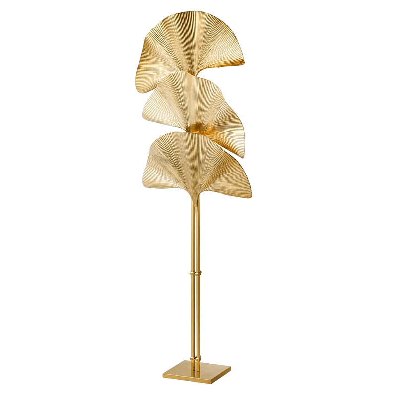 Торшер Eichholtz Floor Lamp Las Palmas Gold Золотой Торшер Eichholtz Floor Lamp Las Palmas Gold Золотой в Рязани | Loft Concept