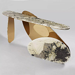 Консоль в виде овальных элементов Jinye console варинант исполнения - 2 | Loft Concept в Рязани