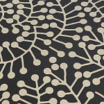 Подушка декоративная черного цвета Blossom Essence Grace варинант исполнения - 4 | Loft Concept в Рязани