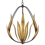 Люстра грушевидной формы с волнистыми листьями Foliage of Leaf Forms варинант исполнения - 2 | Loft Concept в Рязани