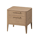 Тумба прикроватная с 2-мя выдвижными ящиками из массива дуба Type oak варинант исполнения - 1 | Loft Concept в Рязани
