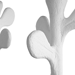 Люстра с белым каркасом и тканевыми абажурами Natural Stems варинант исполнения - 2 | Loft Concept в Рязани