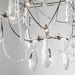 Люстра с каркасом из тонких металлических нитей и хрустальными подвесками Crystal Metal Threads Chandelier 40 варинант исполнения - 2 | Loft Concept в Рязани