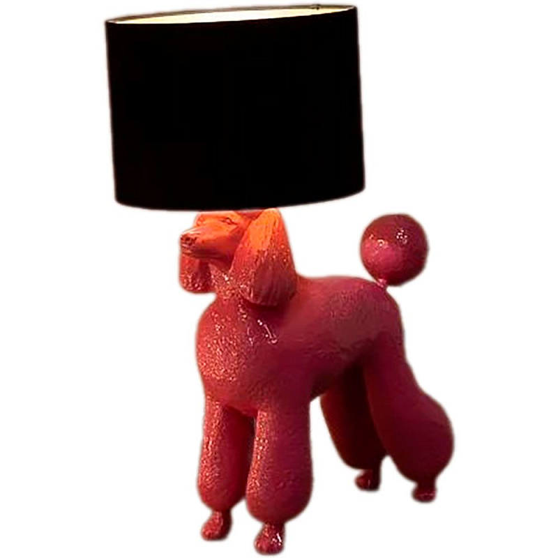 Лампа COLLECTION OF DOGS с абажуром Пудель Белый Черный Красный Золотой Серебряный Лампа COLLECTION OF DOGS с абажуром Пудель Белый Черный Красный Золотой Серебряный в Рязани | Loft Concept
