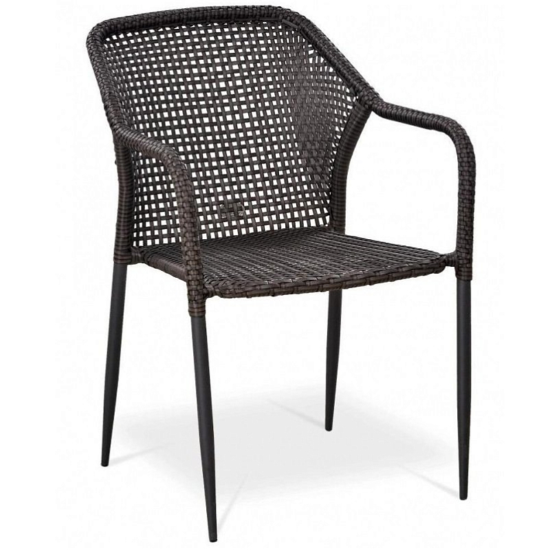 Стул Rottan stool brown Коричневый Черный Стул Rottan stool brown Коричневый Черный в Рязани | Loft Concept
