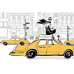 Megan Hess. New york: through a fashion eye варинант исполнения - 4 | Loft Concept в Рязани