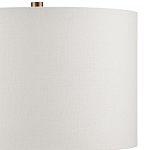 Настольная лампа с фактурным основанием с сочетании белого и зеленого цветов Festoon варинант исполнения - 2 | Loft Concept в Рязани