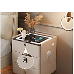 Умная прикроватная тумбочка c зарядкой для телефона Smart Furniture варинант исполнения - 4 | Loft Concept в Рязани