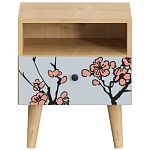 Прикроватная тумба с изображением на ящике Elise Nightstand варинант исполнения - 13 | Loft Concept в Рязани