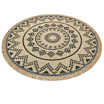 Ковер круглый из комбинированного состава Fantasy варинант исполнения - 3 | Loft Concept в Рязани