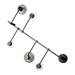 Бра с 5-ю плафонами разного диаметра и цвета Polyhedron варинант исполнения - 2 | Loft Concept в Рязани