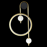 Бра с круглой рамкой и стеклянными белыми шарами B.LUX C Ball варинант исполнения - 2 | Loft Concept в Рязани