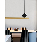 Люстра линейная светодиодная в минималистичном стиле New Age of Light варинант исполнения - 7 | Loft Concept в Рязани