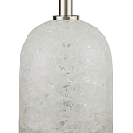 Настольная лампа с высоким тканевым абажуром Cracked Base варинант исполнения - 1 | Loft Concept в Рязани