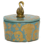 Фарфоровая шкатулка Swan Lake варинант исполнения - 5 | Loft Concept в Рязани