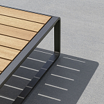 Шезлонг на металлическом каркасе с регулируемой спинкой GUELL Sunbed варинант исполнения - 5 | Loft Concept в Рязани