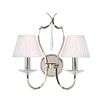 Бра с 2-мя лампами и подвеской из прозрачного стекла Elstead Lighting варинант исполнения - 2 | Loft Concept в Рязани