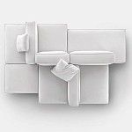 Модульный диван трансформер Harn в стиле минимализм  варинант исполнения - 2 | Loft Concept в Рязани