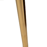 Стул бежевый из экокожи на золотых ножках Attribute of Elegance варинант исполнения - 5 | Loft Concept в Рязани