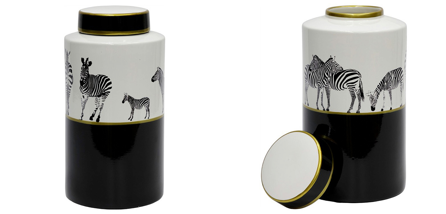 Ваза Zebra Vase white and black 32 Ваза Zebra Vase white and black 32 - Loft-Concept в Рязани