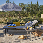 Диван-шезлонг черный Annet варинант исполнения - 7 | Loft Concept в Рязани