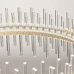 Люстра круглая с прозрачными стеклянными трубками 51 см Nembus варинант исполнения - 12 | Loft Concept в Рязани