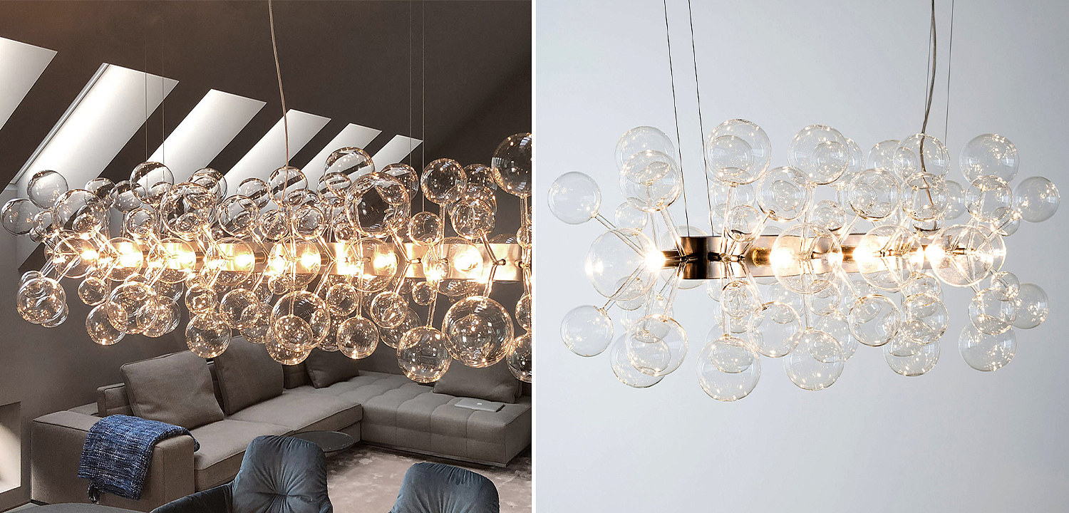Линейная Люстра Cloud Isabel Hamm Licht Линейная Люстра Cloud Isabel Hamm Licht - Loft-Concept в Рязани