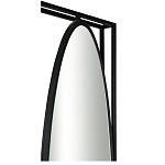 Зеркало овальное в металлической оправе в стиле лофт Urban Style Space варинант исполнения - 2 | Loft Concept в Рязани