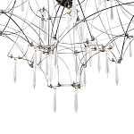 Потолочный светильник с тонким металлическим каркасом цвета хром Quasar варинант исполнения - 4 | Loft Concept в Рязани