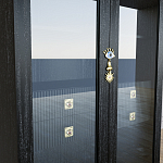 Дизайнерский шкаф витрина Elsa Dreams Black с 4-мя ящиками варинант исполнения - 4 | Loft Concept в Рязани